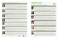 Speaker Bios