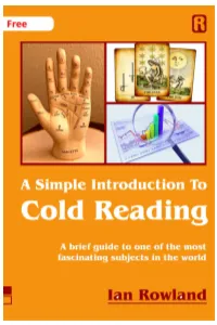What Is Cold Reading?