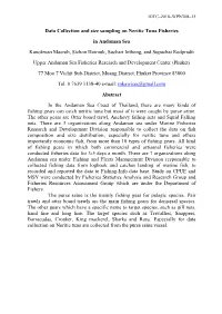 Data Collection and Size Sampling on Neritic Tuna Fisheries in Andaman