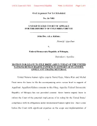 Motion for Leave to File Brief Amici Curiae As Filed