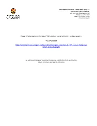 Libraries and Cultural Resources