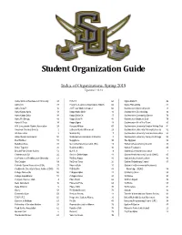 Student Organization Guide