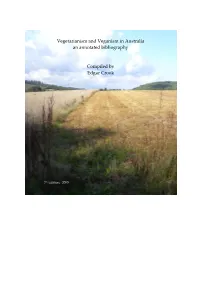 Vegetarianism and Veganism in Australia an Annotated Bibliography
