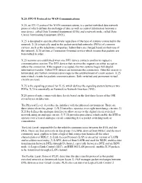 X.25: ITU-T Protocol for WAN Communications