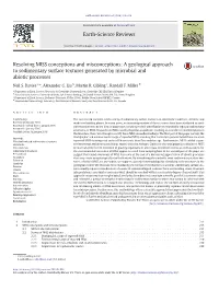 Resolving MISS Conceptions and Misconceptions: a Geological Approach to Sedimentary Surface Textures Generated by Microbial and Abiotic Processes