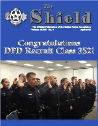 Congratulations DPD Recruit Class 352!