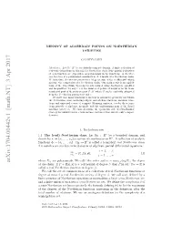 Density of Algebraic Points on Noetherian Varieties 3
