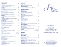 Takeout Menu