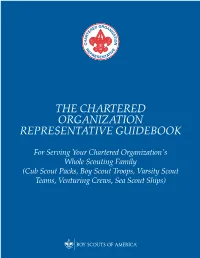 The Chartered Organization Representative Guidebook