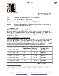 AC Transit) for Easypass Program 2021 to 2025