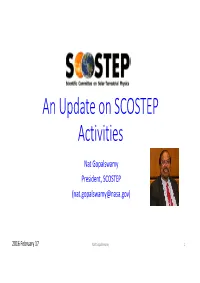 SCOSTEP Activities