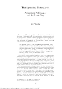 Transgressing Boundaries