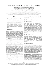 Edinburgh's Statistical Machine Translation Systems for WMT16