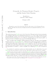 Groupoids, the Phragmen-Brouwer Property, and the Jordan Curve