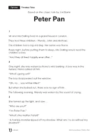 Peter Pan Script