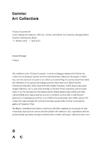 Private/Corporate VII Doron Sebbag Art Collection, ORS Ltd., Tel Aviv, and Daimler Art Collection, Stuttgart/Berlin Daimler Contemporary, Berlin 17
