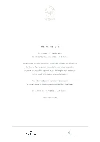 The Wine List