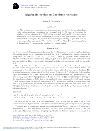 Algebraic Cycles on Jacobian Varieties