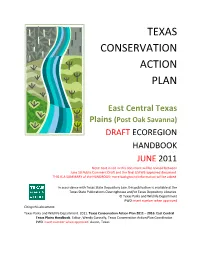 TCAP Coordinator, TPWD