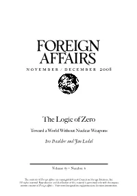 The Logic of Zero