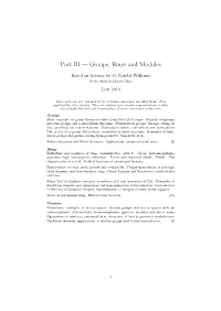 Part IB — Groups, Rings and Modules