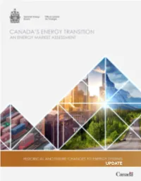 Historical and Future Changes to Energy Systems – Update