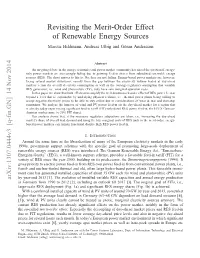Revisiting the Merit-Order Effect of Renewable Energy Sources