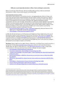 IDSN June 2015 1 IDSN Note on Caste-Based Discrimination in Africa