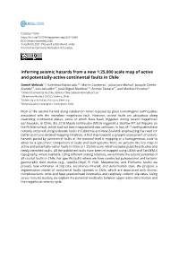 Inferring Seismic Hazards from a New 1:25,000 Scale Map of Active and Potentially-Active Continental Faults in Chile
