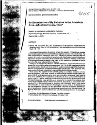 Re-Examination of Mercury Pollution