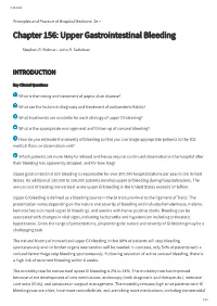 Chapter 156: Upper Gastrointestinal Bleeding