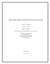 Demographic Diversity and Economic Change in Appalachia – Pdf 1.66 MB