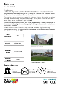 Felsham Parish Code: E04009197