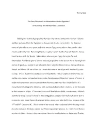 Re-Examining the Hebrew-Hyksos Connection