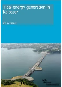Tidal Energy Generation in Kalpasar