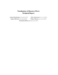 Visualisation of Resource Flows Technical Report