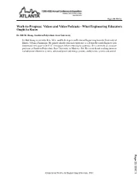 Work-In-Progress: Videos and Video Podcasts - What Engineering Educators Ought to Know