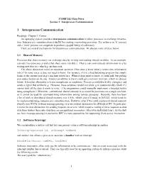 1 Interprocess Communication