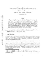 Approximate Nash Equilibria in Large Nonconvex Aggregative Games