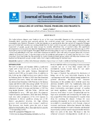 CROSS-LINE of CONTROL TRADE: PROBLEMS and PROSPECTS Sajad A