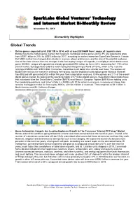 Sparklabs Global Ventures' Technology and Internet Market Bi