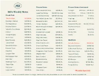 Weekly Menu 4.5.21