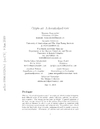 Arxiv:1906.03263V1 [Cs.CY] 9 Jun 2019 Prologue