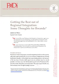 FERDI-P27-Getting the Best out of Regional Integration