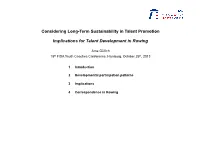 Hamburg 251013 Considering Sustainability Rowing.Pptx