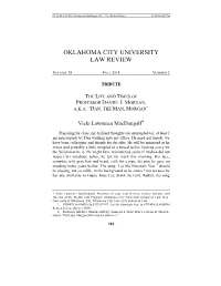 Oklahoma City University Law Review
