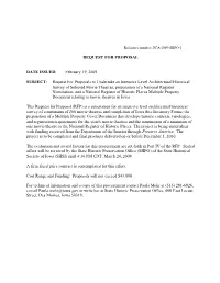Request for Proposal