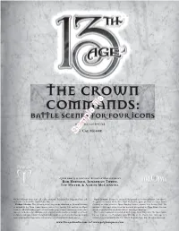 The Crown Commands: Battle Scenes for Four Icons