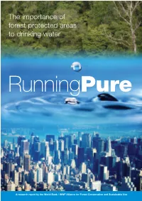The Importance of Forest Protected Areas to Drinking Water