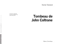 Tombeau De John Coltrane